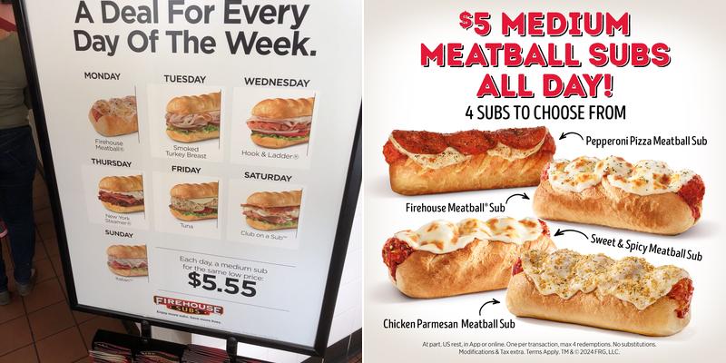 Firehouse Subs Tallahassee #2 Menu