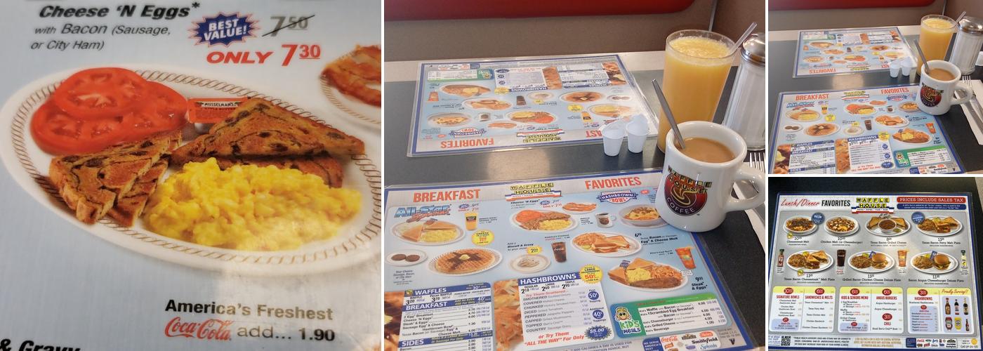 Waffle House Menu