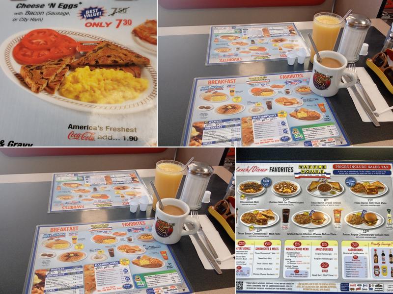 Waffle House Menu