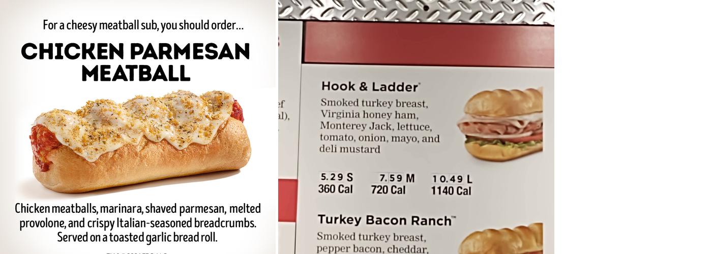 Firehouse Subs Tally West Menu