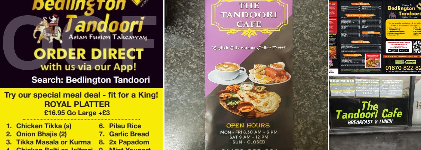Bedlington Tandoori Menu