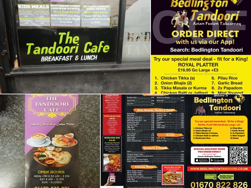 Bedlington Tandoori Menu