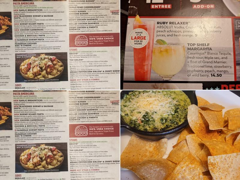 Ruby Tuesday Menu
