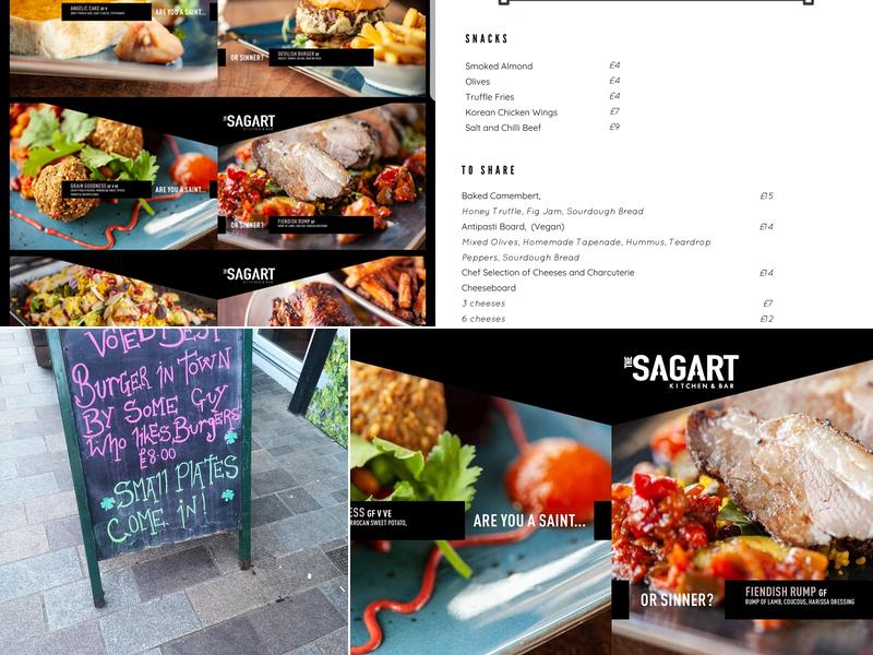 The Sagart Kitchen & Bar Menu