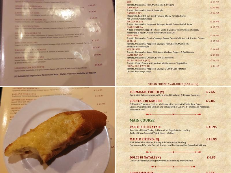 Scalini Menu
