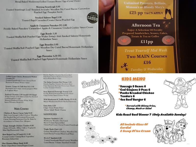 The Hoose Bistro Menu