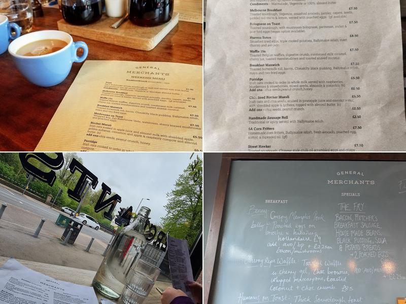 General Merchants Menu