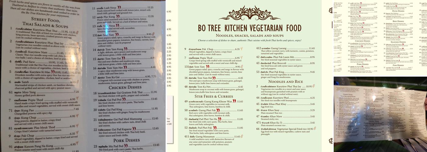 Bo Tree Kitchen Menu