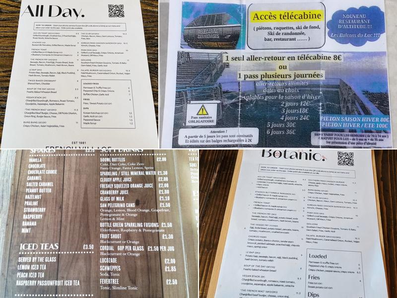 French Village Cafe & Bistro Menu