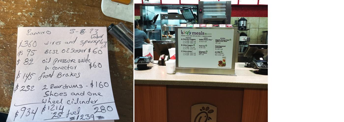 Chick-fil-A Menu