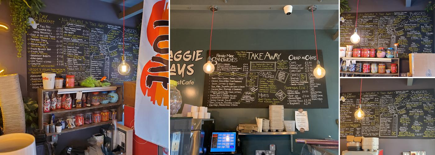 Maggie Mays Belfast Cafe Menu