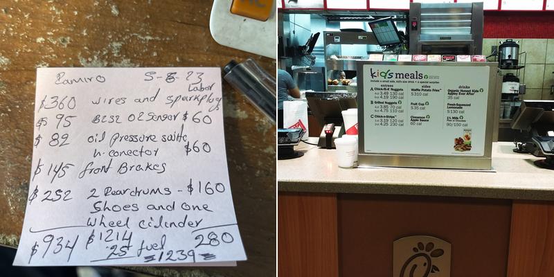 Chick-fil-A Menu