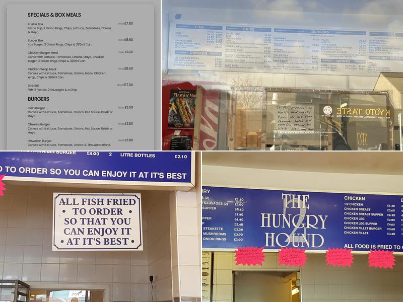 The Hungry Hound 2 Menu