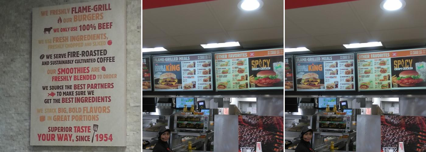 Burger King Menu