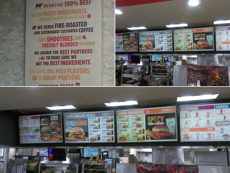 Burger King Menu