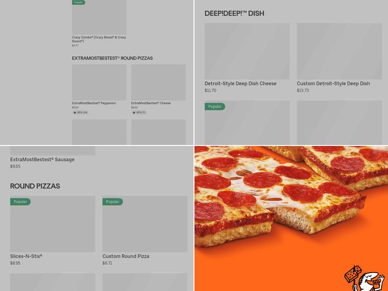 Little Caesars Pizza Menu