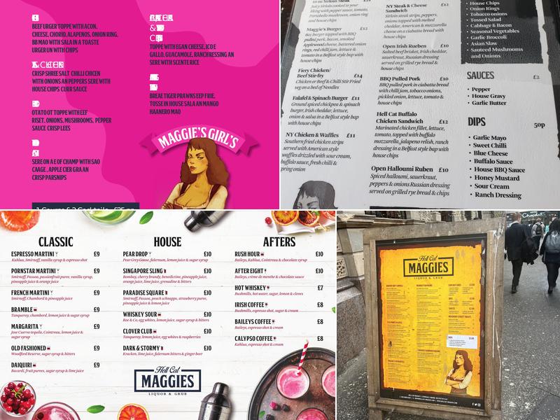 HellCat Maggies Menu