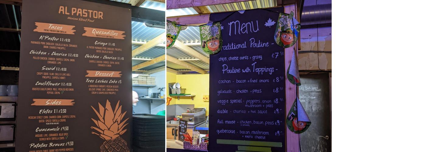 39 Gordon Street Menu