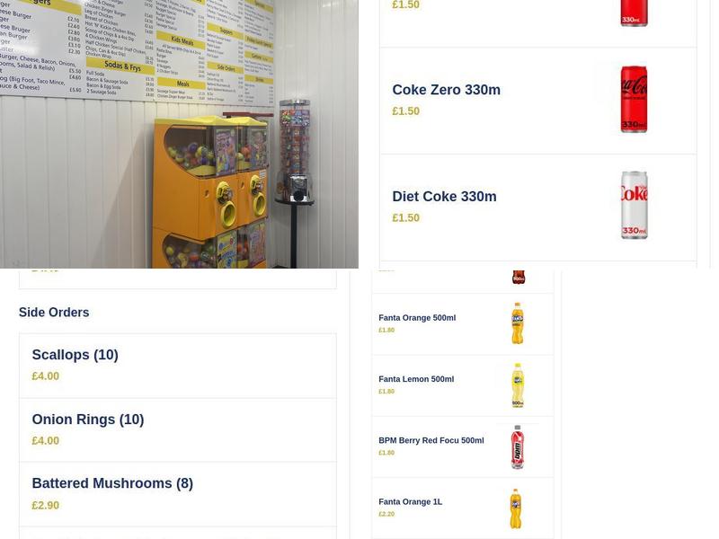 Barnes Chip Shop Menu