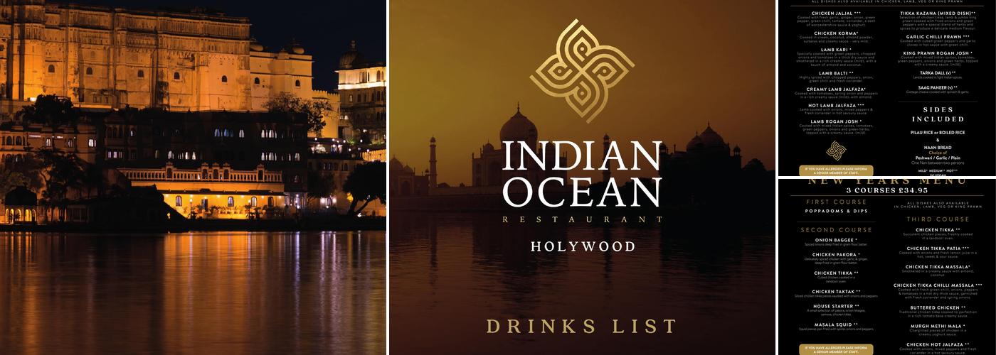 Indian Ocean Restaurant Menu