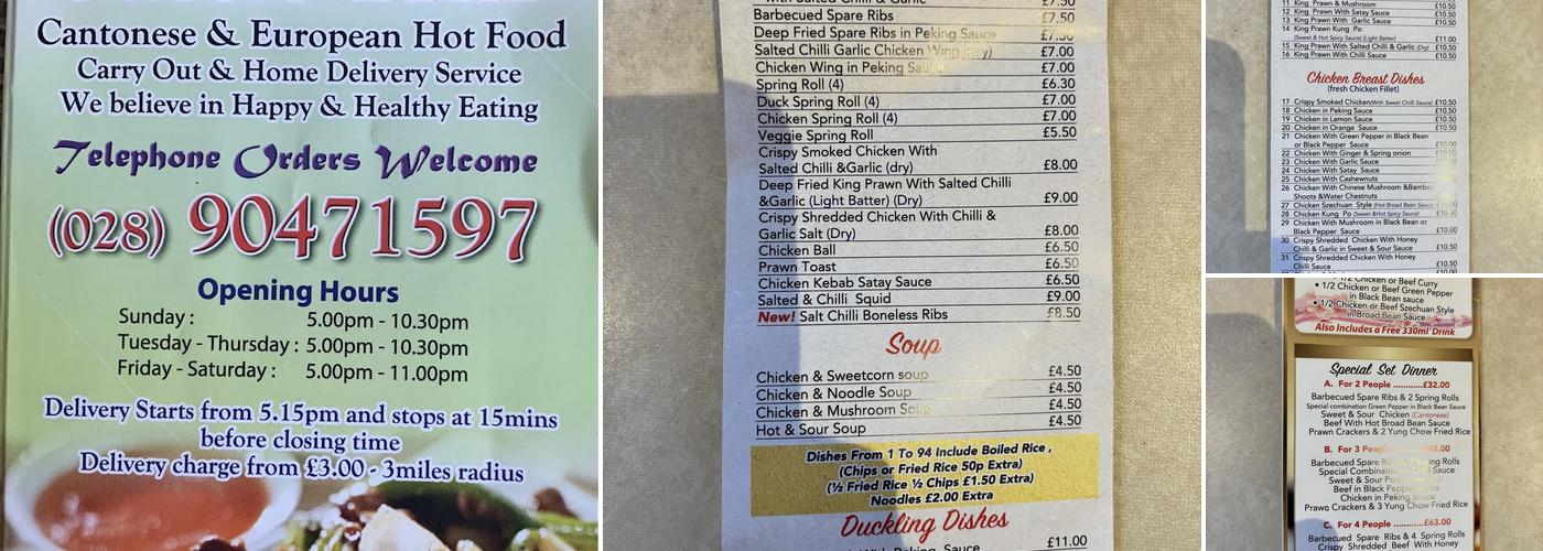 Castle Hill Carryout Menu