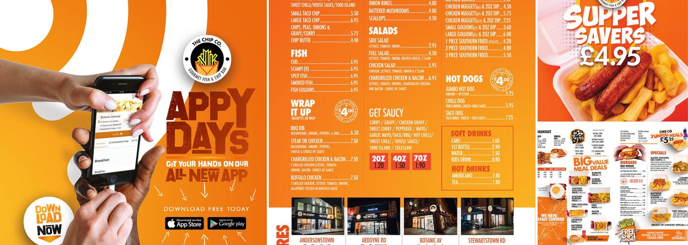 The Chip Company Menu