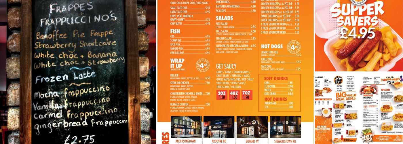 The Chip Company Menu