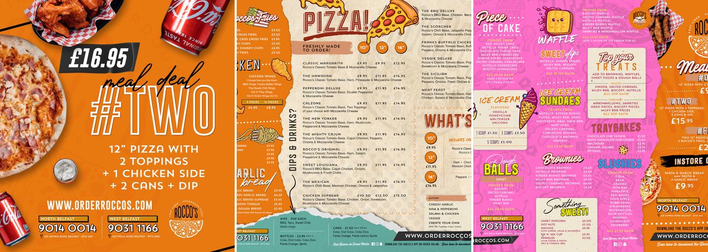 Rocco's Pizza & Treats Menu