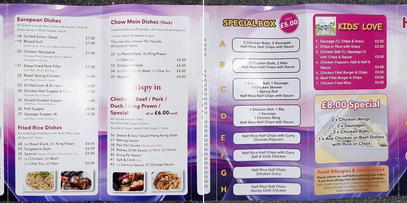 Happy Choice Menu