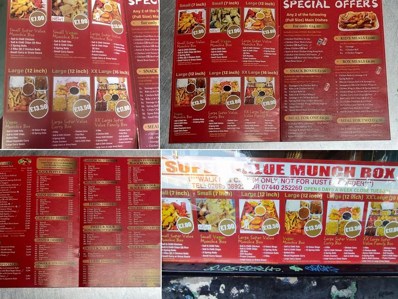 Golden Harvest Menu