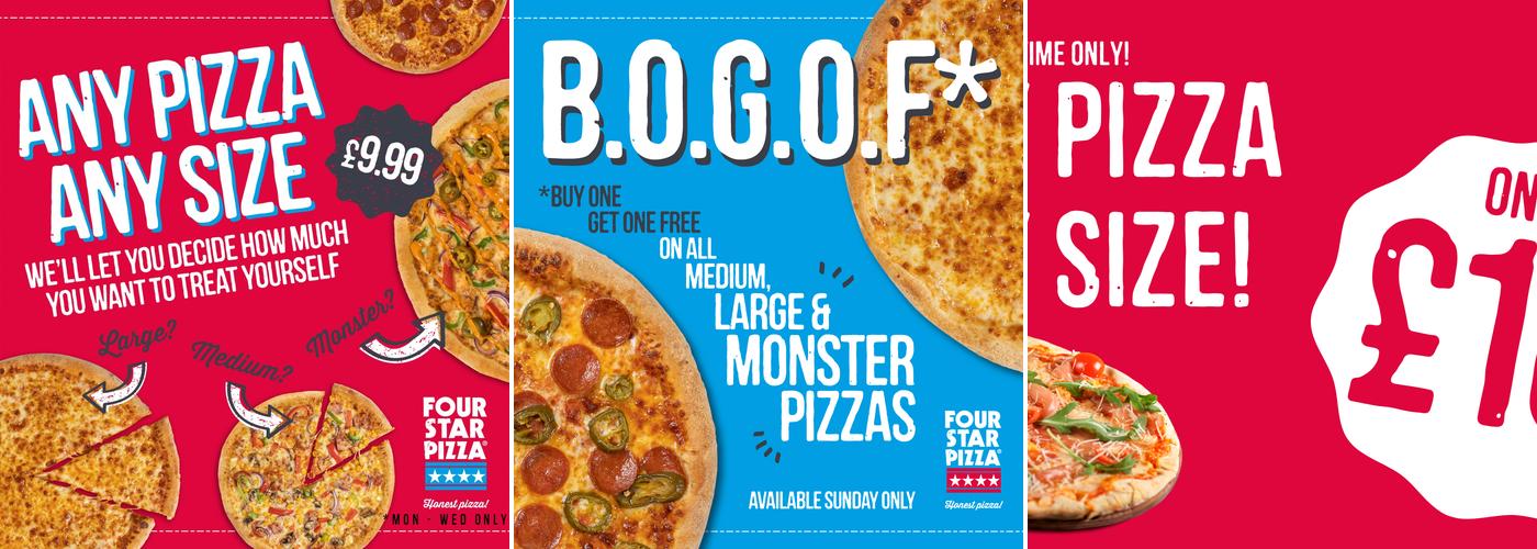 Four Star Pizza West Belfast Menu