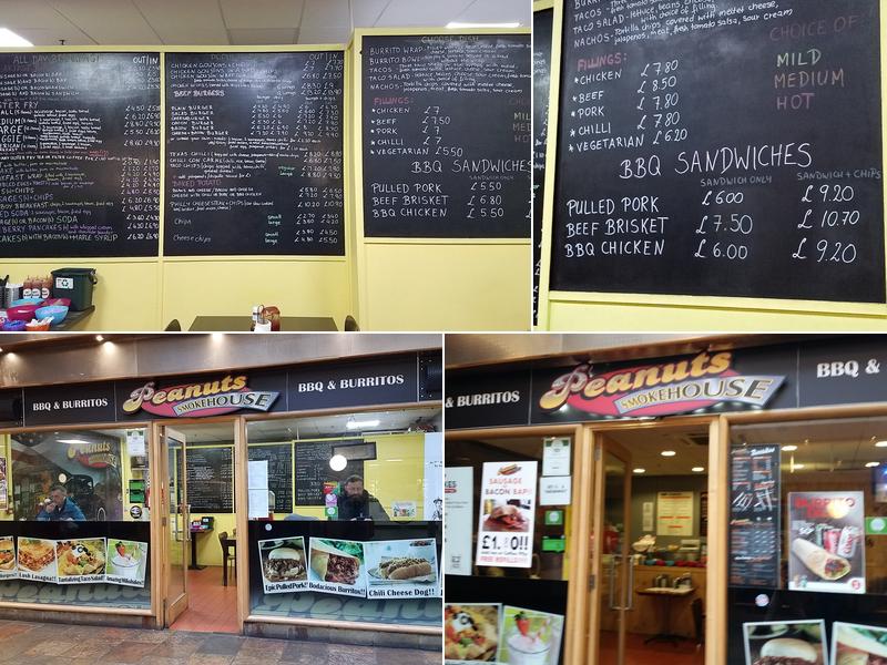 Peanuts Smokehouse BBQ & Burritos Menu