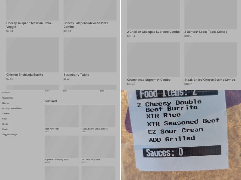 Taco Bell Menu