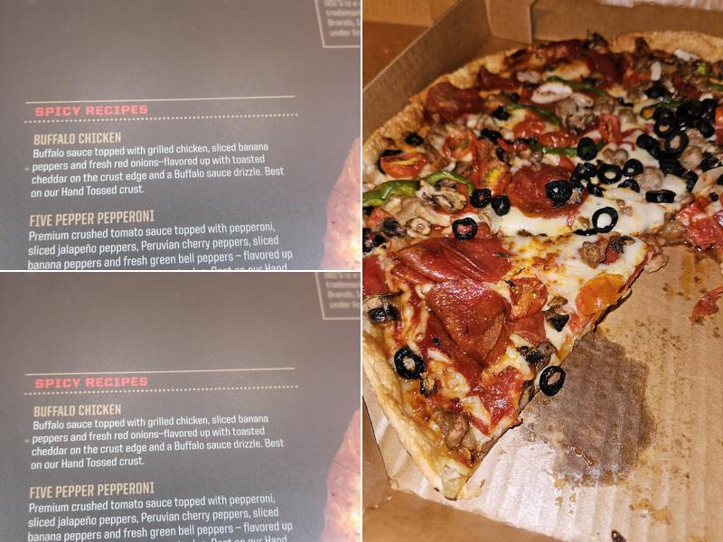 Pizza Hut Menu