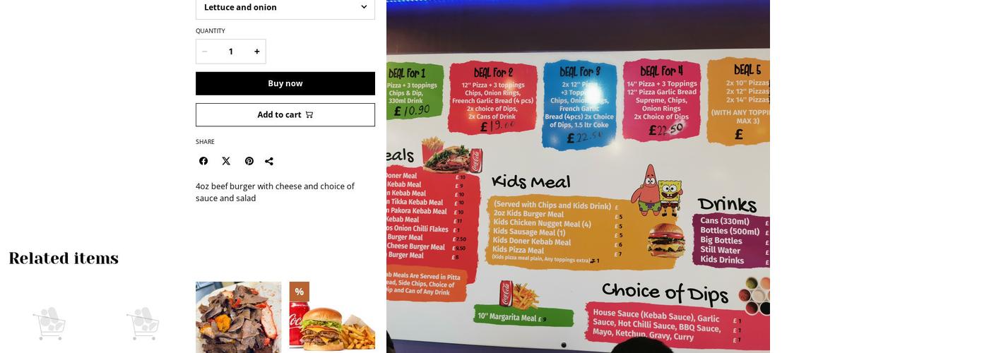 The Original İstanbul Menu