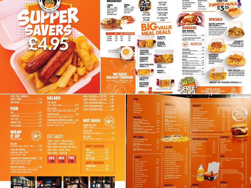 The Chip Company Menu