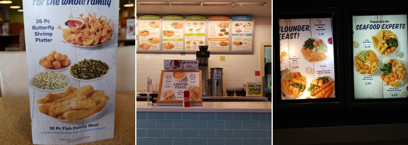 Captain D's Menu