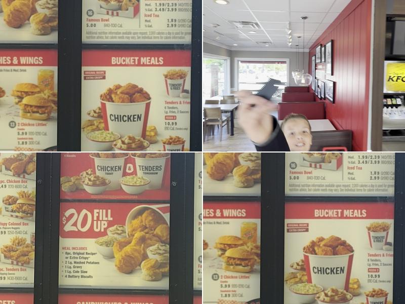 KFC Menu