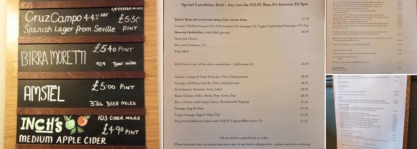 The Railway Menu