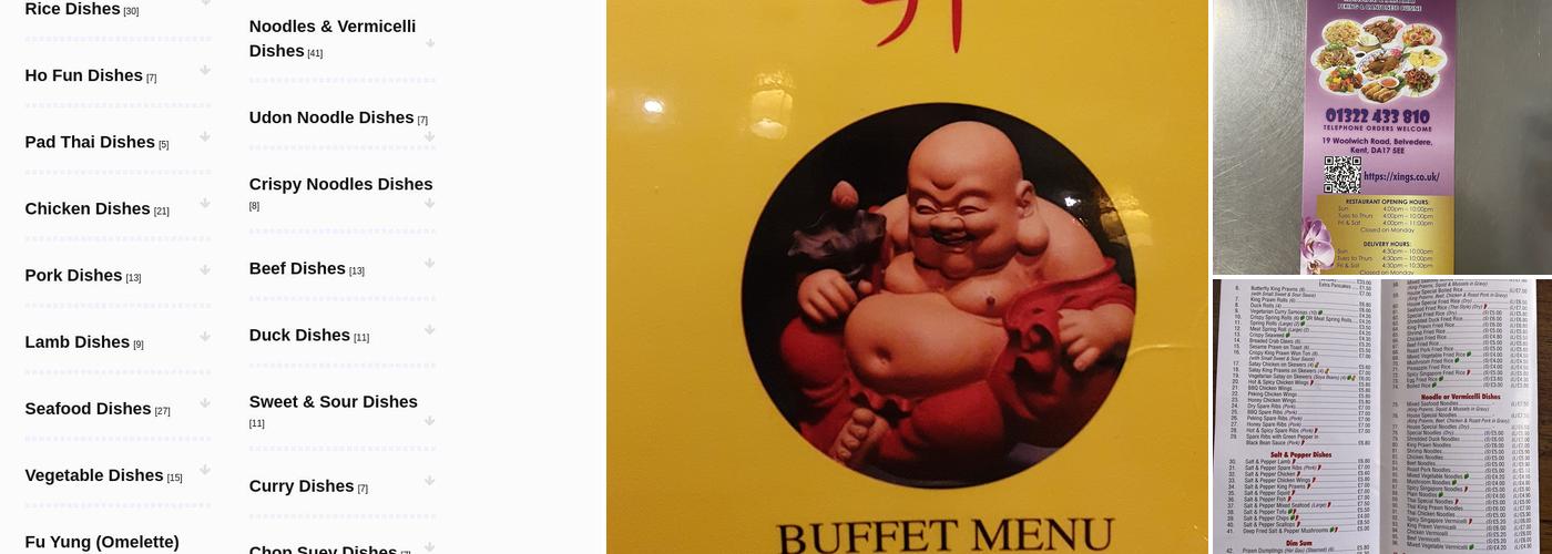 Xing’s Restaurant & Takeaway Menu