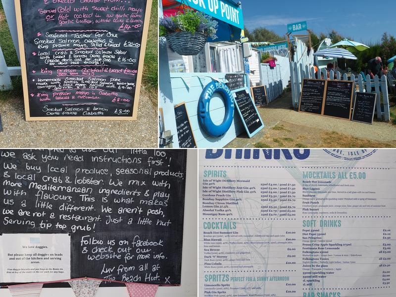 The Beach Hut Seafood Kitchen & Bar Menu