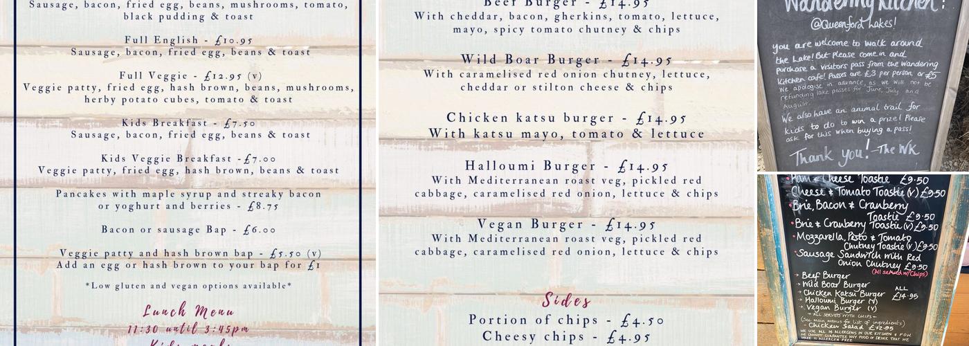 The Wandering Kitchen at Wet n Wild Menu