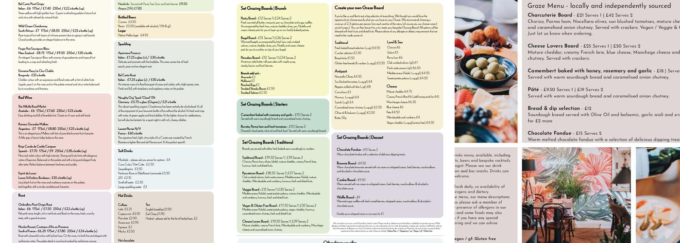 The Lounge by Graze Life Menu