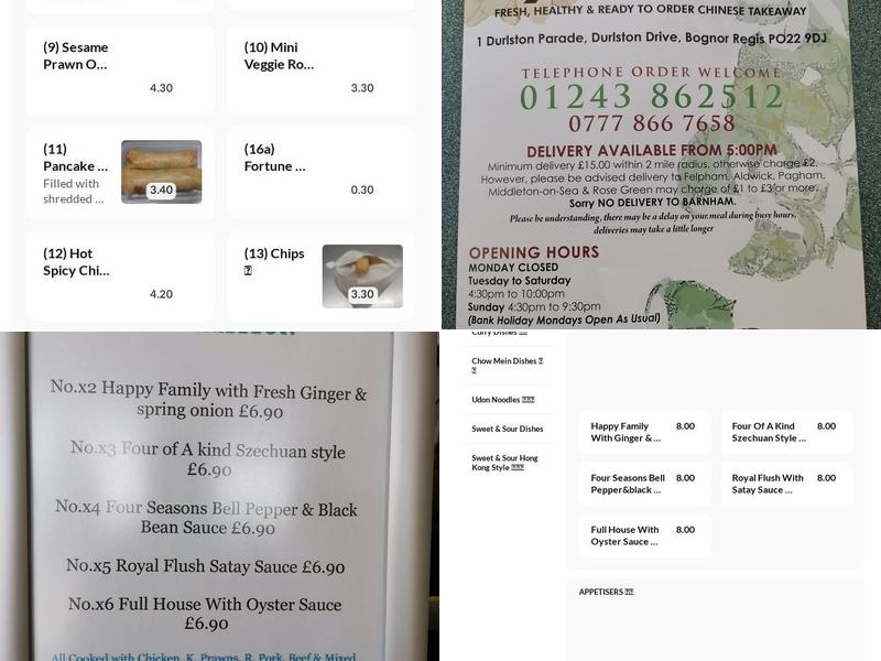 Wok Master Chinese Takeaway Menu