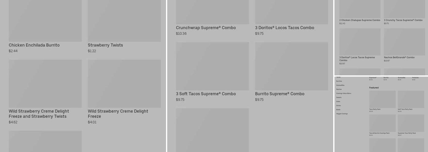 Taco Bell Menu