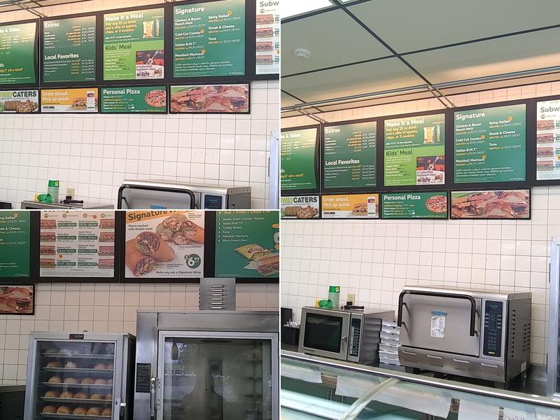 Subway Menu