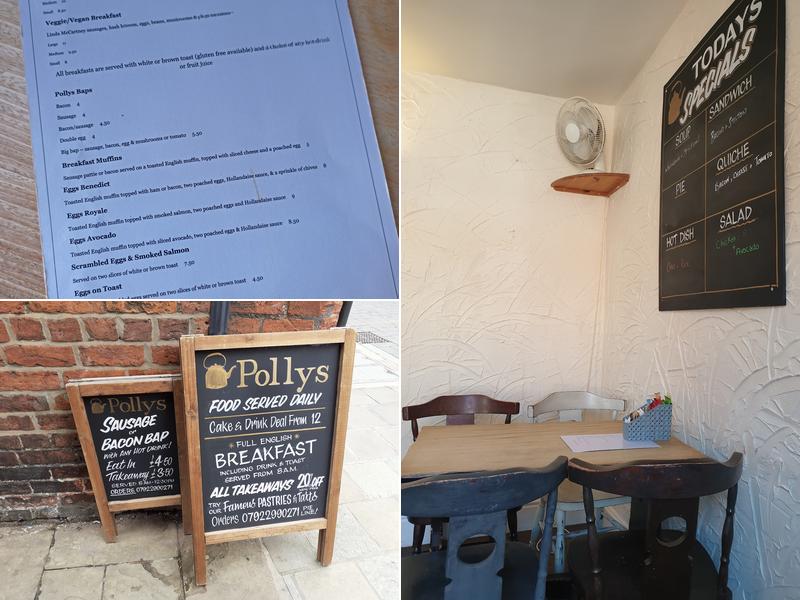 Polly's Café & Tearoom Menu