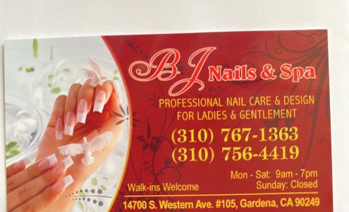 BJ Nails & Spa Gardena