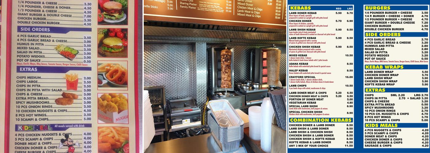KEBAB BEXLEY Menu
