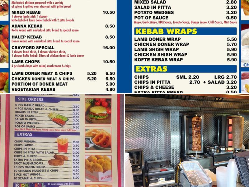 KEBAB BEXLEY Menu